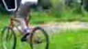 Z mojej BMX som pridal staré riaditká z pioniera a tu je visle