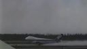 video Blesk zasiahol lietadlo