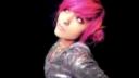 Crazy pink cat lady