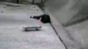 Drsný pád na skejte