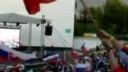 Atmosféra na amfiku v Košiciach počas finále