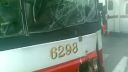 Havaria trolejvusu s autobusom v Bratislave