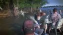 Lov kladkovym lukom Premnoženy druh ryby Asian carp